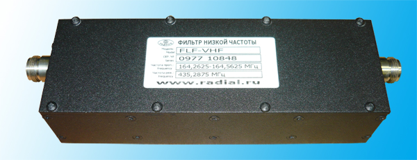 LC filters FHF-UHF and FLF-VHF