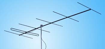 Directional Yagi antenna with folded dipole Y6-4m 70-71 MHz